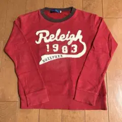 Bebe べべ　トレーナー 130cm 140cm 赤　春秋冬　綿100%