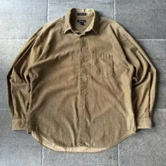 90s コーデュロイ 長袖シャツ 