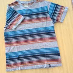 [未使用]HANG TEN ボーダー ポケットTシャツ グレー Mのサムネイル