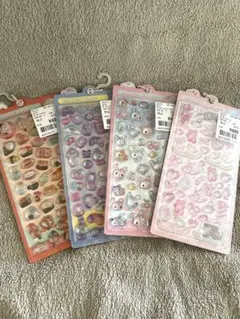 正規品 4種セット バラ売り不可 オリジナル ボンボンドロップシール