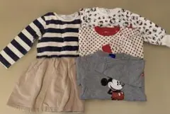 女の子用100サイズ長袖トレーナー4点おまとめ