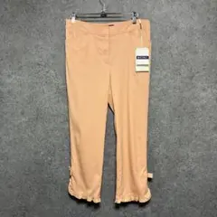 新品　現行タグ　M's GRACY 裾フリル　クロップドパンツ