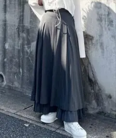 seyto 4 tuck pleats buggy flare pants - メルカリ