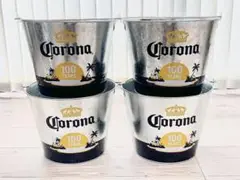 コロナビール 100周年 限定 バケツ 4個セット キャンプ BBQに！