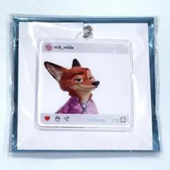 ズートピア　オーマイカフェ　SNS風　アクリルキーホルダー　アクキー　ニック