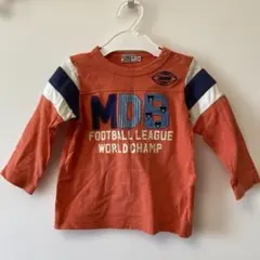 DOUBLE.B フットボールリーグ 長袖カットソー 90