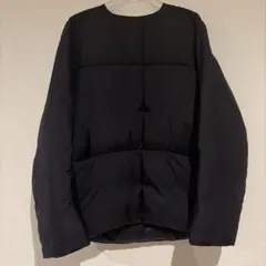 美品　ユニクロC ノーカラーダウンジャケット　Lサイズ