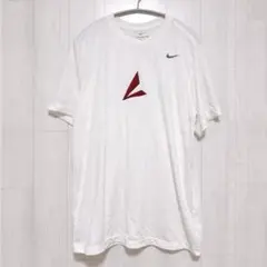 NIKE 幾何学柄 Tシャツ 半袖 L 白 ポリエステル スポーツMIX ナイキのサムネイル