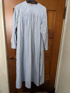 tenne handcrafted modern長袖シャツワンピース