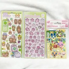 【正規品】春のシールセット　ボンボンドロップ　たまもりしーる　モンチッチ