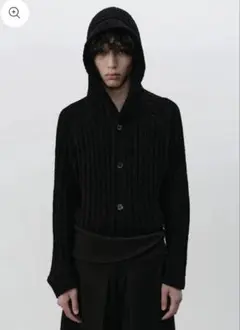 JCAESAR STUDIO CHUNKY STRIPE KNIT HOODIE