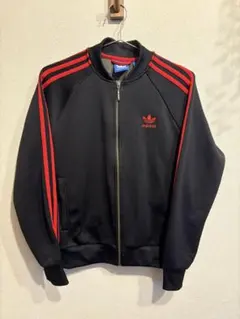 adidas トラックジャケット AX6975 黒/赤