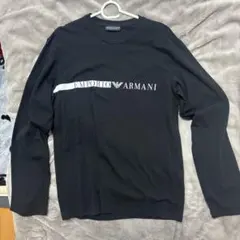 EMPORIO ARMANI ブラック長袖カットソー L