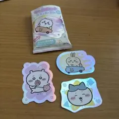 ちいかわ キャラカットステッカーガム ステッカー3枚セット