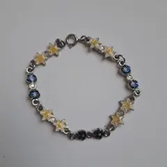 星と花モチーフ ブレスレット