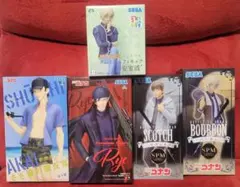 名探偵コナン プライズフィギュア5種セット