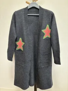 ポケット付き ロングカーディガン レディース ファッション 無地 シンプル