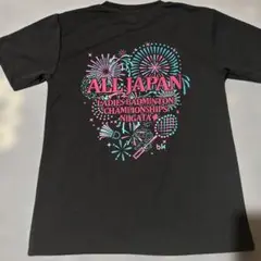 blackknight ALL JAPAN バドミントン Tシャツ　新潟