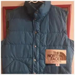 70s80s　USA製　茶タグ　ノースフェイス　 レア　ヴィンテージダウンベスト