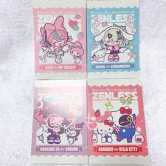 ゼンレスゾーンゼロ　サンリオコラボ　GIGOポストカード　4種セット
