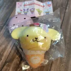 サンリオ キャラクターズ クレープ おくるみ マスコット ポムポムプリン