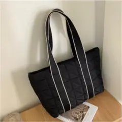 ミニトートバッグ　ショルダー　キルティング　超軽量　柔らか