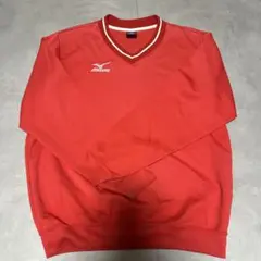 MIZUNO Vネック トレーナー レッドのサムネイル