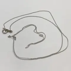 プラチナ　喜平チェーンネックレス　50cm pt850 レディース