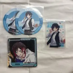 CR うるか　コースター　缶バッチ