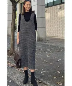 【ZOZO限定】前後2wayツイードジャンスカ