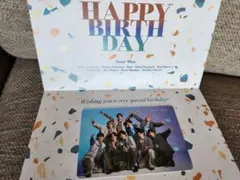 Snow Man バースデーカード 2023