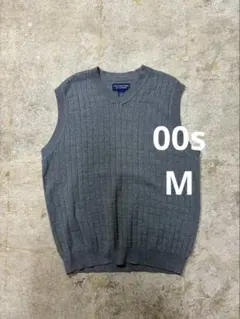 00s コットンニットベスト ヴィンテージ古着