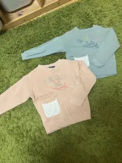 姉弟おそろい♡BEAMS mini トレーナー 120.130cm 2色セット