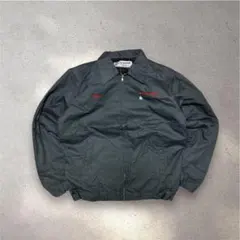 ARAMARK 90s 中綿ワークジャケット企業ロゴ刺繍スイングトップ 襟付き