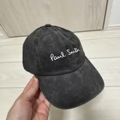 Paul Smith ブラック ベースボールキャップ おしゃれ ハイブランド