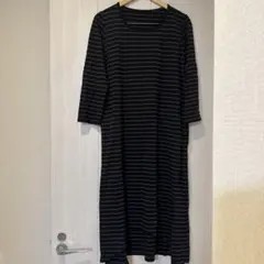 千趣会 長袖カットソーワンピース 授乳服　Lサイズ