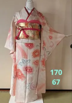 振袖セット　トールサイズ　フェザーショール付き