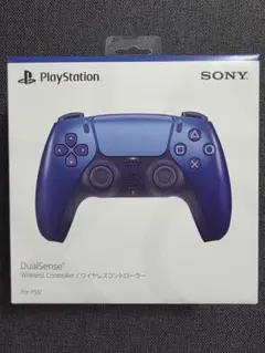 【美品】PS5 DualSense 純正コントローラー クロマインディゴ