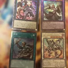 遊戯王　コレクターズレア　4枚　旧神ヌトス　ヴァレルロードsドラゴン　増援リダン
