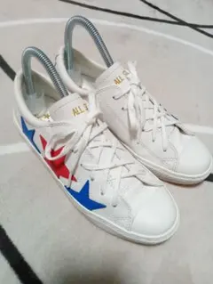 コンバース オールスター トリオスター レザースニーカー ローカット 23cm