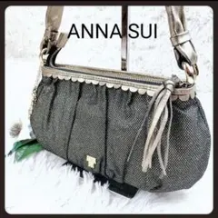 ANNA SUI アナスイ ワンショルダー チャーム ラメ メッシュ Y2Kのサムネイル