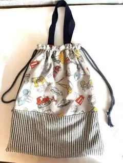 お着替え袋　体操服袋　持ち手付き