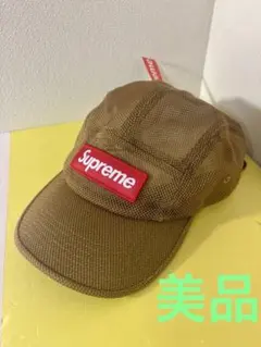 23SS Supreme Mesh Cordura Camp Cap sand