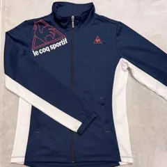 le coq sportif フルジップジャージ ネイビー×ホワイトのサムネイル
