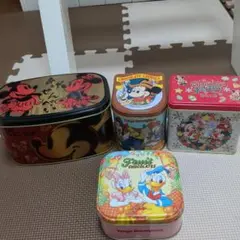 ディズニーレトロ★ディズニーリゾート空き缶　まとめ売り　クリスマスファンタジー