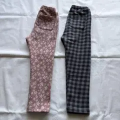 UNIQLO フリースレギンス 100cm 2枚組