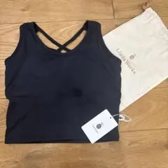 Lindaworks レイヤードトップス ブラック Mサイズ