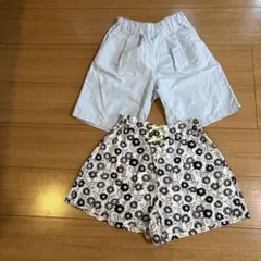 130女児ショートパンツ2点セット