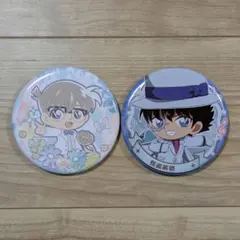 名探偵コナン 江戸川コナン 怪盗キッド AGF 花冠 缶バッジ - メルカリ