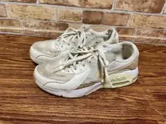 NIKE AIR MAX 24.5cmスニーカー ホワイト/ベージュ　コルク